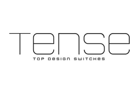 TENSE logo – premium dizajnerska KNX tipkala