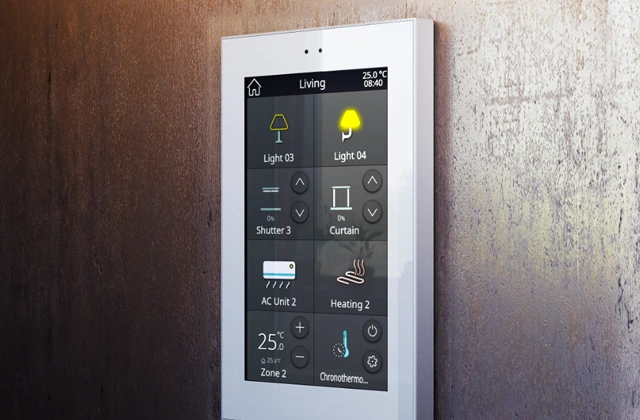 Zennio KNX dodirni panel s upravljanjem svim funkcijama prostora